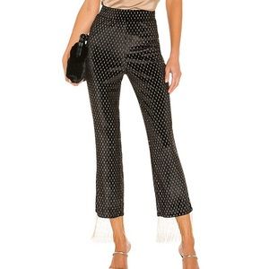 REVOLVE x House of Harlow 1960 | Catina Pants Trousers in Noir & Gold